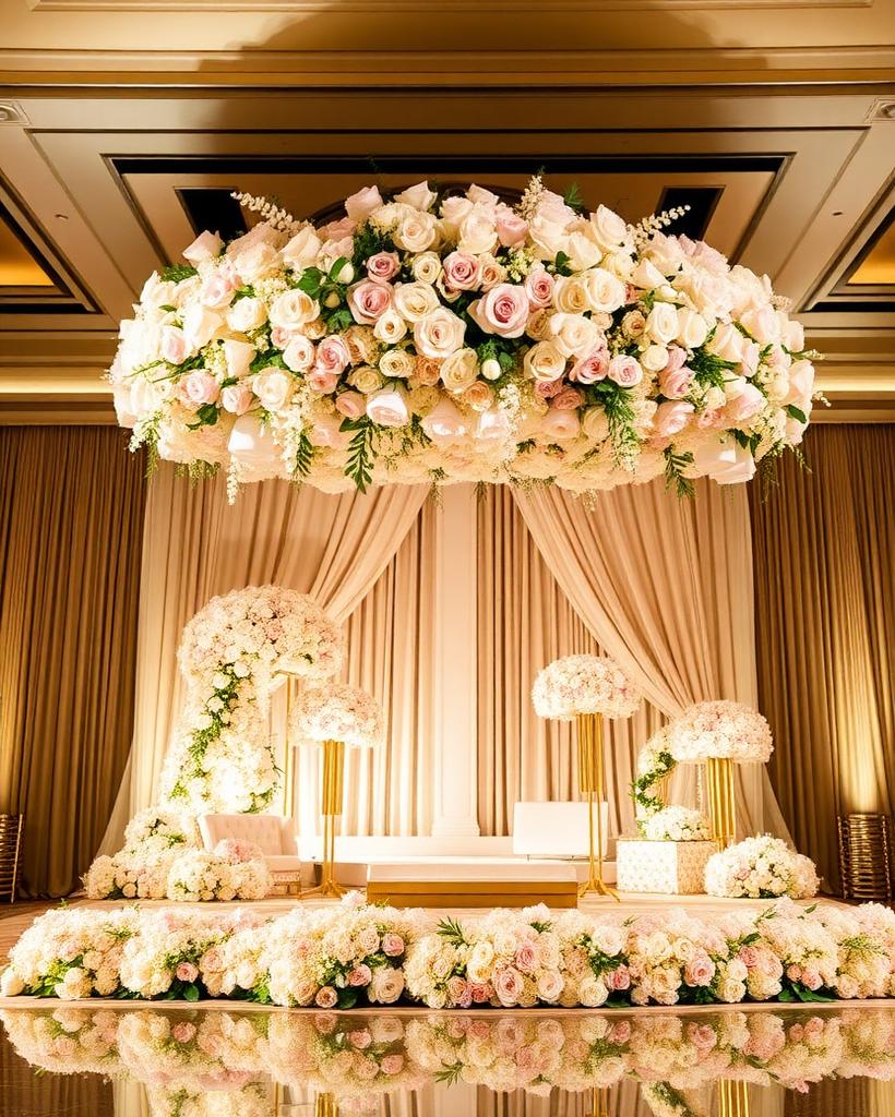 Luxury wedding stage